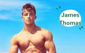 高颜值欧美时尚男模型男帅哥James Thomas写真