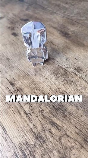 ORIGAMI MANDALORIAN STEP BY STEP TUTORIAL | HOW TO MAKE STAR WARS ORIGAMI EASY CRAFT FOLDING