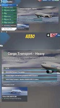 MSFS SIM UPDATE 4: Cargo Transport HEAVY! #msfs2024 #careermode #cargotransport #a330 #freightliner