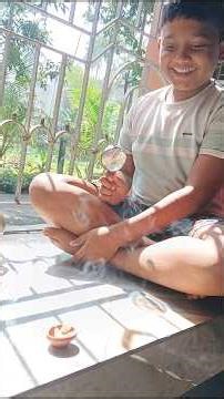 fire experiment at home