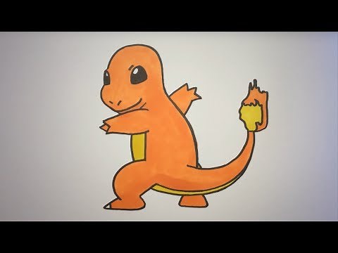 How To Draw Charmander Step By Step (Pokemon)