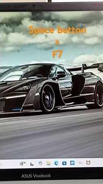 How to turn on/off ASUS VIVOBOOK 15 keyboard light