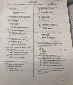 What is the unit of measurement for magnetic flux?    a. Tesla ... | Filo