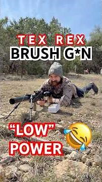 Tex Rex Brush Gun Tactical Build + Low Power Demo #airstryktx #texas