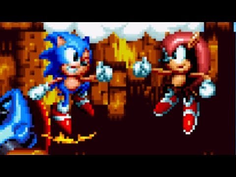 Sonic Mania Plus - Encore Mode - Part 1 - Angel Island Zone / Green Hill Zone (Chaos Emerald 1)