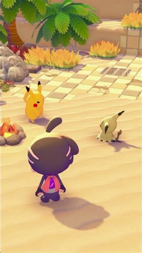 Pokopia Mimikyu feels bad for making Pikachu cry...