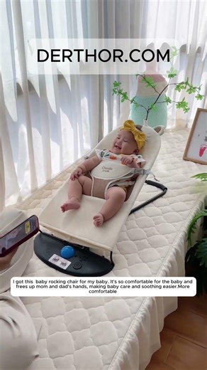 I got this #baby rocking chair for my baby. It's so comfortable for the baby and frees up