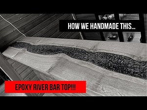 Making a custom Epoxy River Bar Top using English Oak and Epoxy Resin…