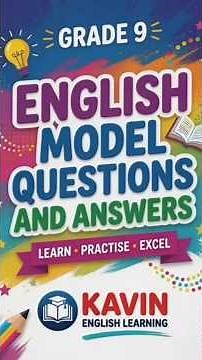 Grade 9 English model paper question and answer #learnenglish #grade9 #modelpaper