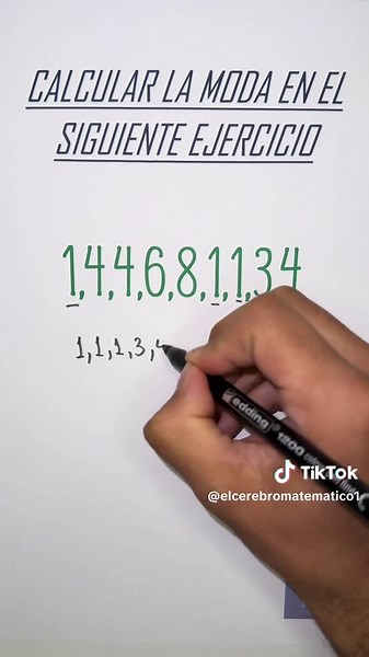“¡La MODA en 30 SEGUNDOS! 🤯📊 El truco que NADIE te explicó” #estadísticafácil #lamoda #mathtok #aprendeconmigo #TrucosDeEstudio