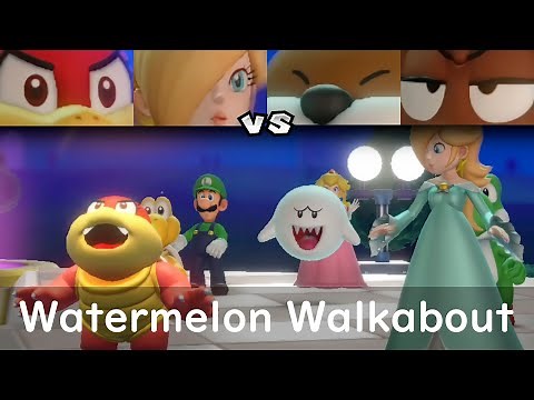 Super Mario Party Pom Pom and Rosalina vs Monty Mole and Goomba #68