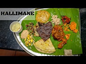 HALLI-MANE - MALLESHWARAM's BEST SOUTH INDIAN RESTAURANT | BANGALORE FOOD VLOG !