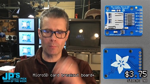 JP’s Product Pick of the Week 2/3/26 Adafruit MicroSD Card Breakout Board https://www.adafruit.com/product/254 | Adafruit Industries