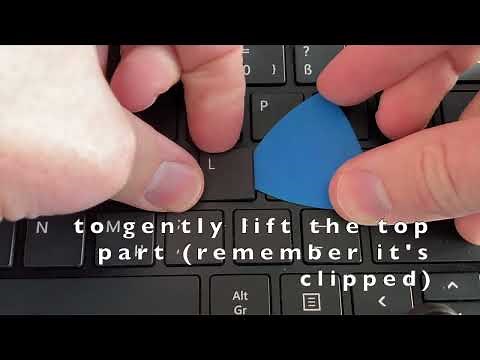 How to attach regular KEYS / KEYCAPS on Microsoft Surface Laptop 3. Gen (also 4. Gen / Go / Studio)