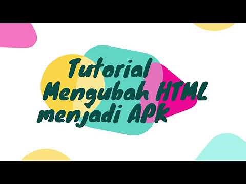 cara mengubah file html menjadi apk