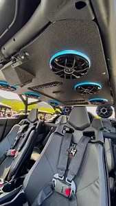 The ZERO Series speakers go hard 🔥 #wetsounds #wetlife #powersportsaudio #offroadinstyle #offroadlifestyle #canamlife #canammaverick #towerspeakers #rgblights | Wet Sounds