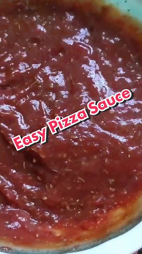 Homemade Easy Pizza Sauce Recipe
