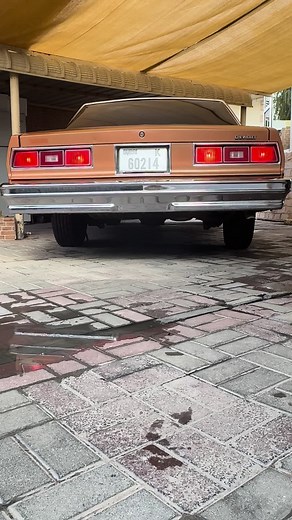 Cold Start of a Classic Chevy Impala in Winter