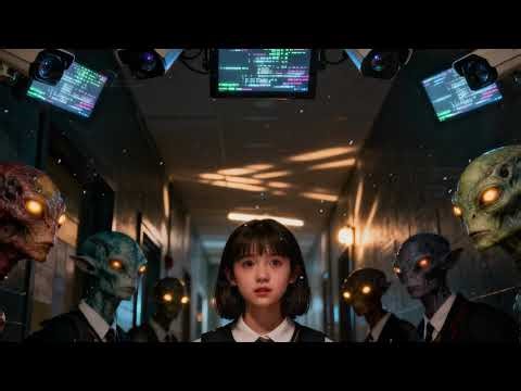 She Was Surrounded After Class… The Cameras Suddenly Glitched, and Aliens Took Her HFY Sci fi