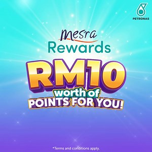 Make your journey smoother and simpler with RM10 worth of Mesra Rewards points at PETRONAS! 🎉 Download and register with Setel today! Don’t forget to fuel up min. RM20! *Terms and conditions apply. | PETRONAS Brands