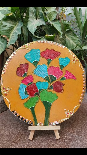 MDF Board to Aesthetic Art 😍✨ DIY Design#shorts #diy #diydecor #artandcraft #viralshorts #trending