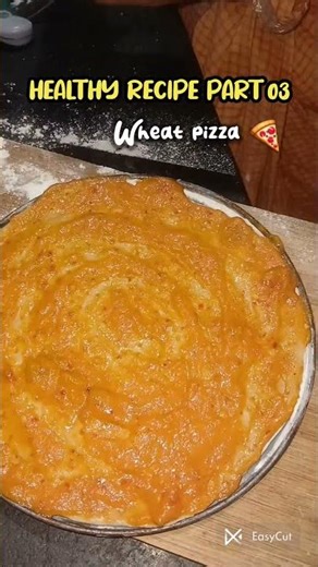 Wheat pizza❤️🍕#youtubeshorts #wheatpizza #food #healthydiet #comment #like #subscribe #pizza #fypシ