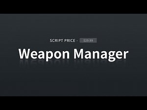 [ ESX/QBCore ] FiveM Weapon Management