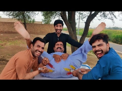 Bottle Flip Challenge Back Canning with Suiwala injection Or Belt ki Funny Punishment