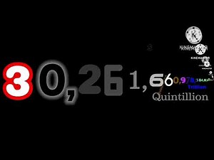 Numbers 0 to 1 Septillion With sound