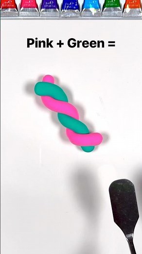 Chewy dough mixing #colormixing #satisfying #oddlysatisfying #mixingcolors #guessthecolor