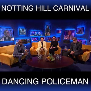 The Notting Hill Carnival Dancing Policeman #TJRShow | The Jonathan Ross Show