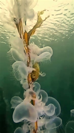 Nudibranch Melibe leonina - “fragrant predator” of the ocean 🍉 #shorts #nature #ocean #wildlife