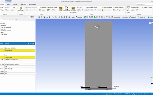 水中气泡运动作业（21版ansys操作界面全过程，包括建模，画网格，fluent参数设定，结果云图展示）