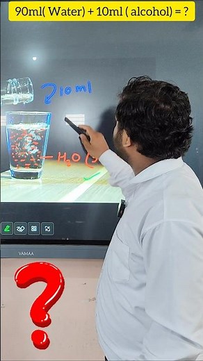 Ever Mixed Alcohol and Water ? It's Not Just Magic, It's Chemistry "😲