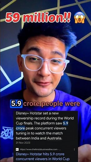 🔴 5.9 Cr Live Traffic on Hotstar during Cricket WorldCup Match 🤯😱 #devops