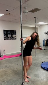 Want to learn Superman from your Jasmin? Once I got that leg placement and push it all clicked! Check out this tutorial with a great view of where to push on the back of your thigh. #polefitness #fitness #poledancing #pole #xpoleus #dance #fyp #tutorial #superman | Elevate Bluffton