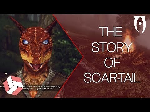 Oblivion Lore - The Renegade Shadowscale; The Story Of Shadowscales & Scar-Tail. (Lore)