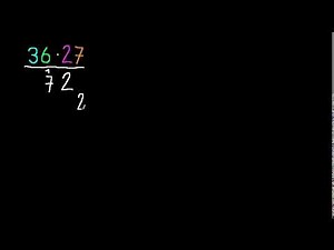 Multiplikation zweistelliger Zahlen (deutsche Version)