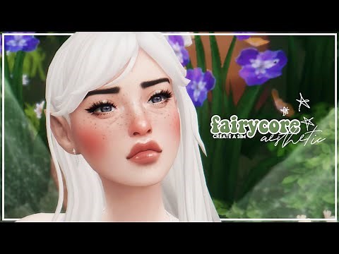 Fairycore Aesthetic 🧚✨ + CC Links | The Sims 4: Create A Sim (CAS)