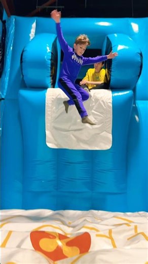 Jumping Into Fun 🤸‍♂️💙 Inflatable Madness!