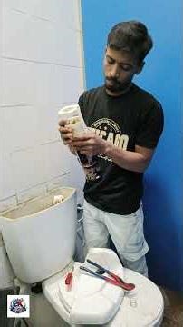 How to Fix a Toilet Flush Button in Easy Steps✅wc ke push button repair#wc#plumber #india#viralvideo