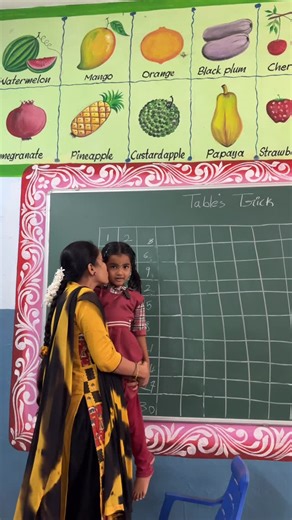 Bompelly Bhavani | My little cutie saying table trick #reelsinstagram #govtschool #happy #easy #shortcut #love #joy #easy | Instagram