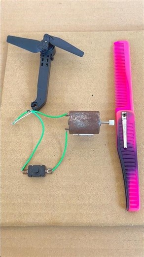 Powering mini drone using comb#shorts