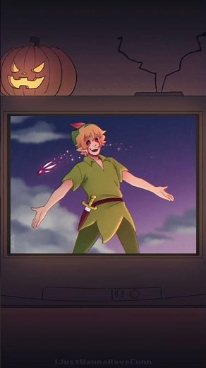 Peter Pan is pretty villainy... #creepypasta #bendrowned #Disney #peterpan #art #halloween #villain