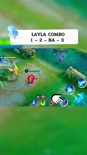LAYLA COMBO TUTORIAL | MLBB ✅ #layla #MLBBM7 #MLBB #ProE_MLBB #HoangTD_MLBB