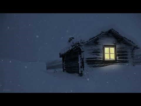 Freezing Blizzard strikes a lonely Log Cabin┇Howling Wind┇Sounds for Sleep, Study & Relaxation