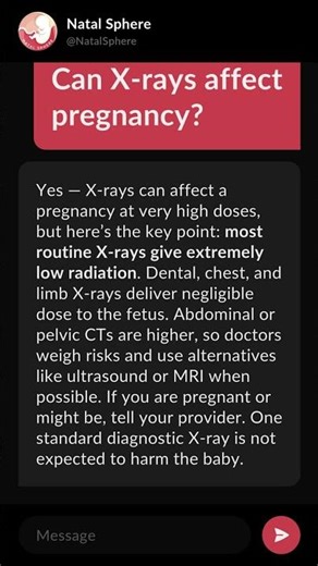 Can X-rays affect pregnancy?