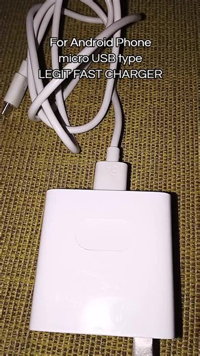 Legit Fast Charger for Android Phones at 100 Pesos