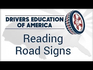 Road Signs - Online Adult Drivers Ed For Texas Driver's License Video Lecture | Drivers Education of America: Overview - Personal Skills