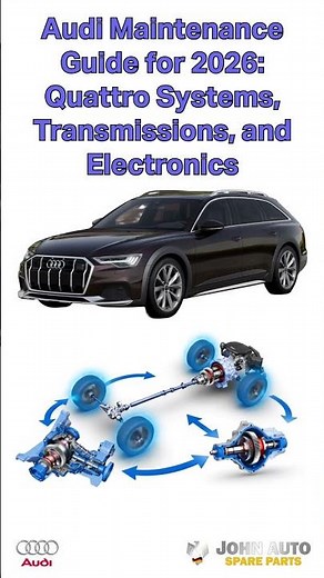 Audi Maintenance Guide for 2026